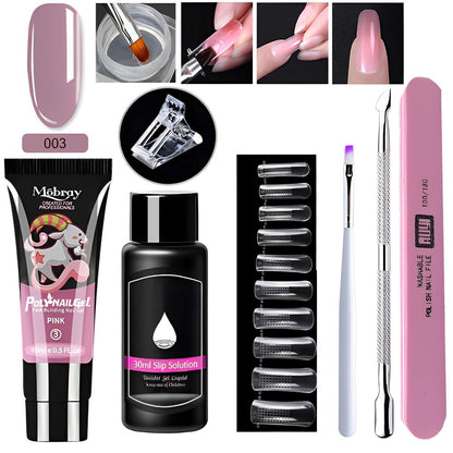 7PCS/Set Acrylic Gel Nail Tools - Nail Gel Kit For Manicure Set