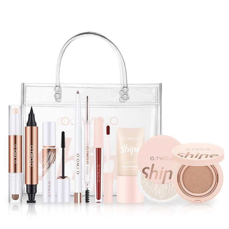 10Pcs Makeup Set Cosmetic Bag Makeup Kit