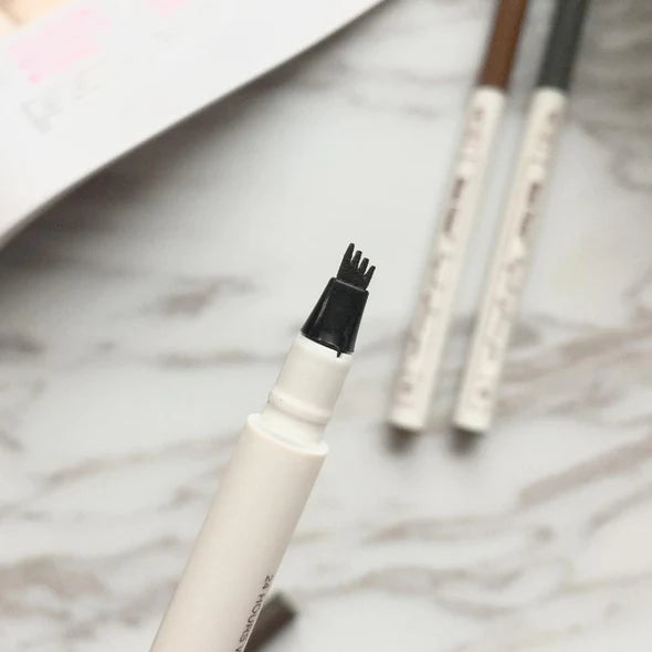 Waterproof 4 Fork Eyebrow Liquid Brow Pencil