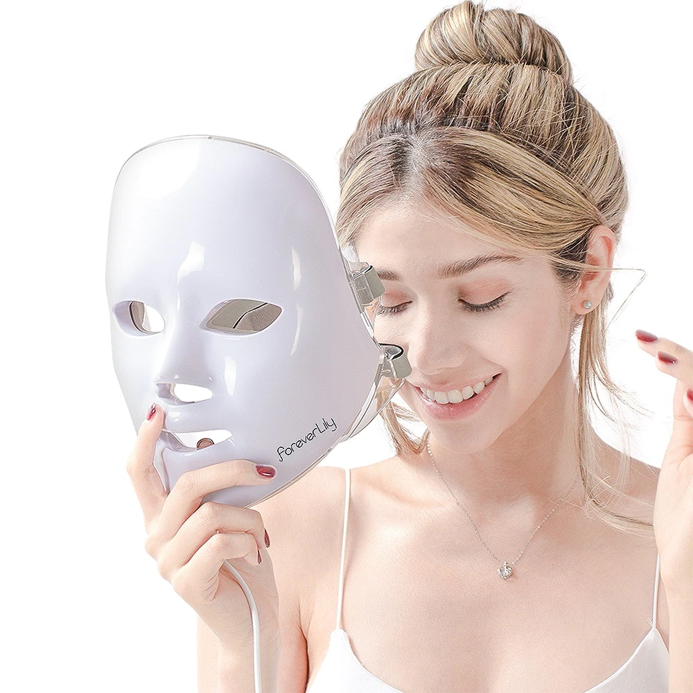 7 colors LED facial mask photon therapy