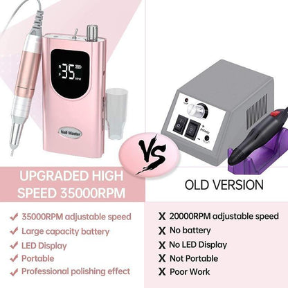Smart LED Display Professional Nail Drill