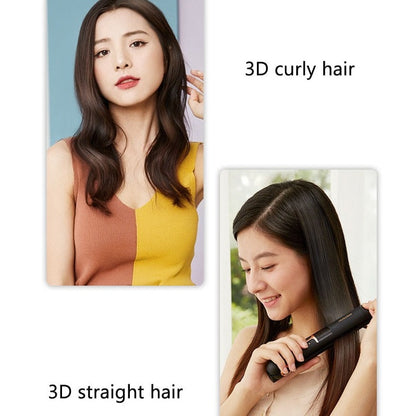 Wireless Hair Straightener Curler | LCD Display