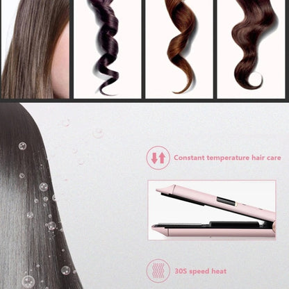 Wireless Hair Straightener Curler | LCD Display