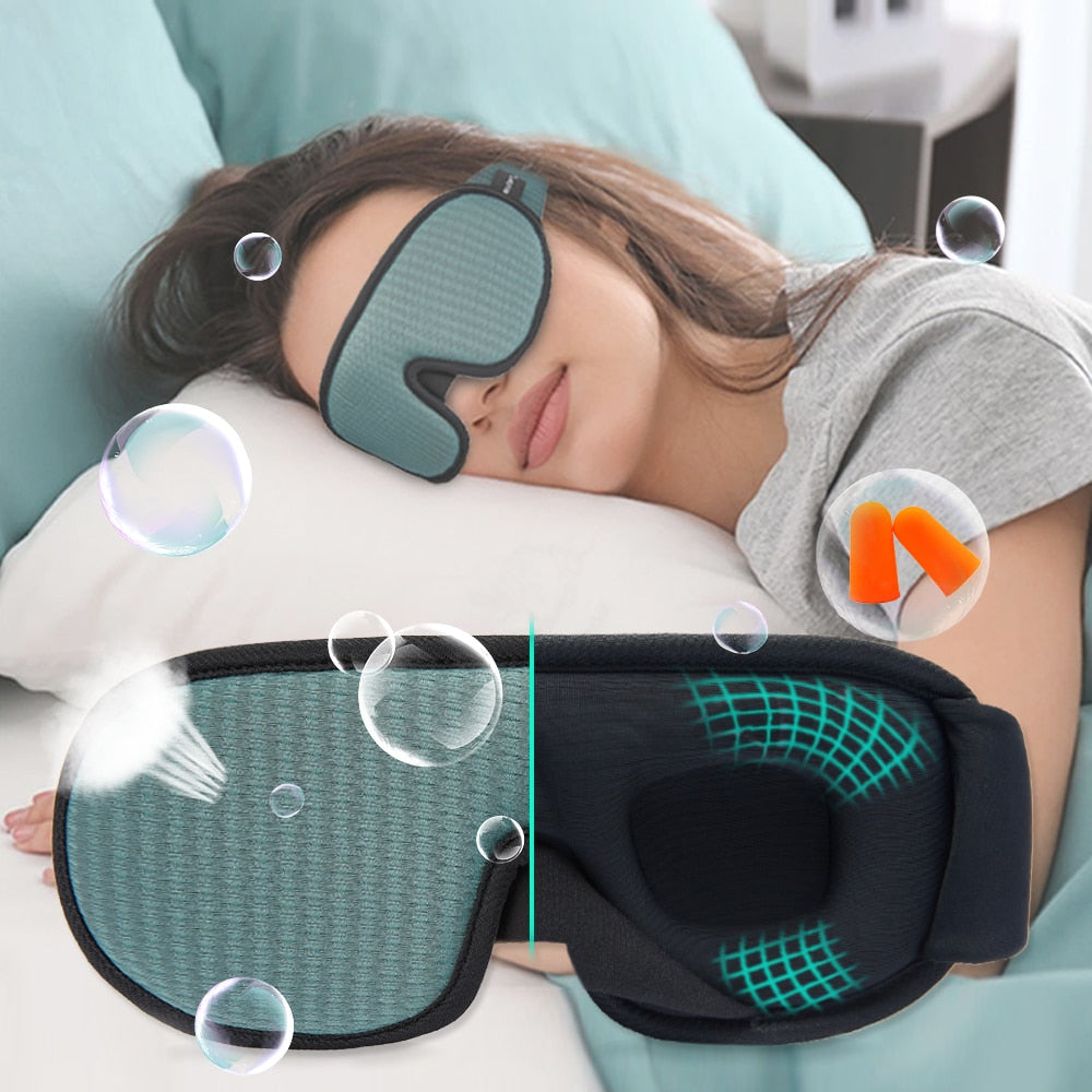 Blackout Contoured Cup 3D Sleep eye mask