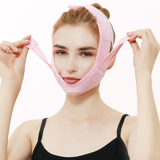 V Face shape Double Chin Slimming Strap Reducer - Face Bra