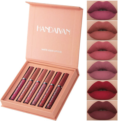 6 Mat Liquid Lipstick Set