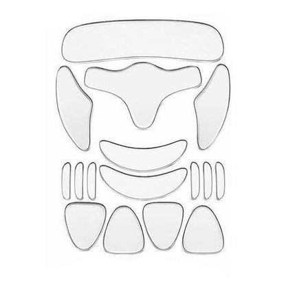 16pcs/18pcs Reusable Silicone Skin Smoothing Stickers