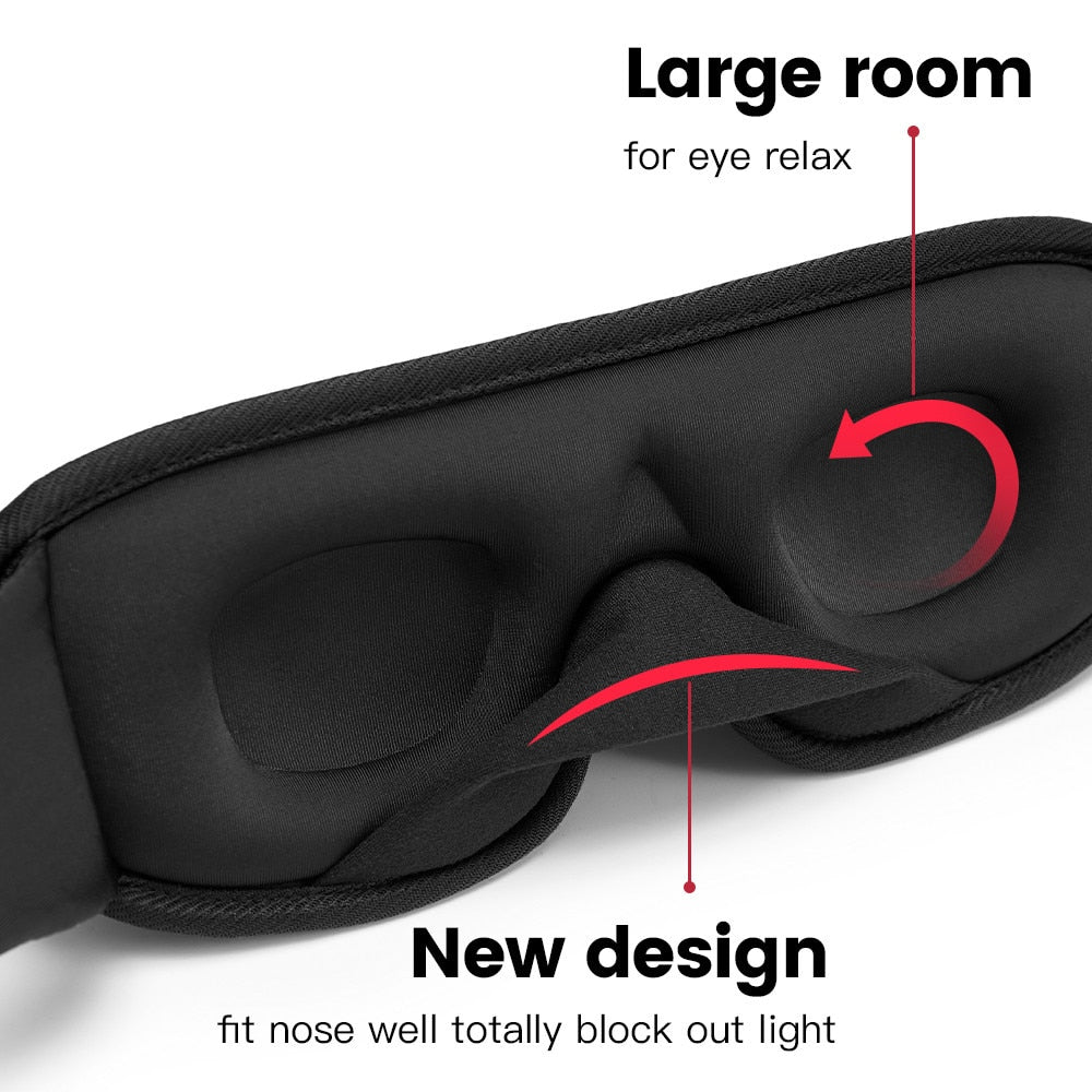 Blackout Contoured Cup 3D Sleep eye mask