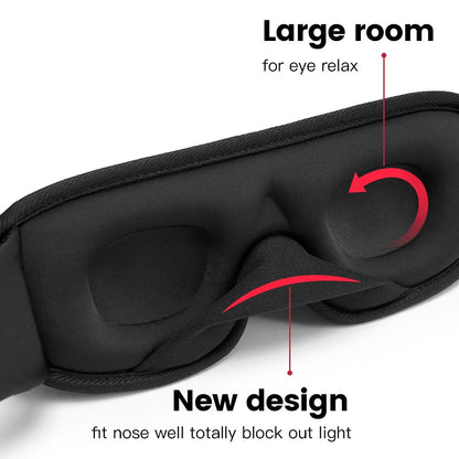 Blackout Contoured Cup 3D Sleep eye mask