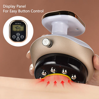 3-in-1 Suction Cup Massager with LCD Display