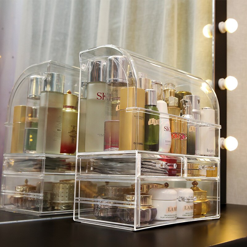 Acrylic Waterproof Makeup Organizer