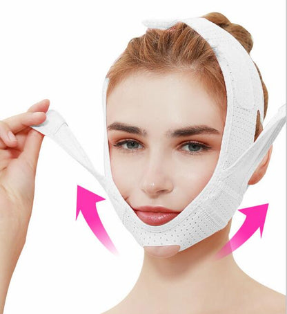V Face shape Double Chin Slimming Strap Reducer - Face Bra
