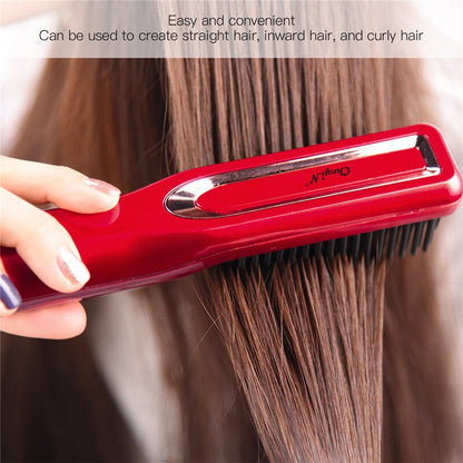 Wireless Hair Straightener Comb with 3 Temperatures