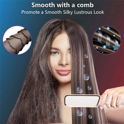 Hair Straightener Brush 3 in 1