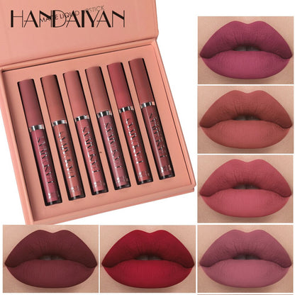 6 Mat Liquid Lipstick Set