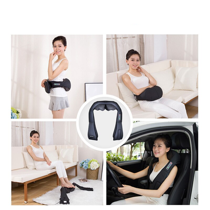 U Shape Electric Heated Back Neck Shoulders Massager
