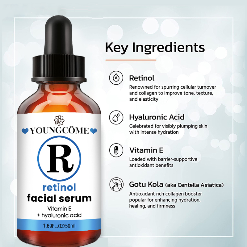 Anti Aging Face Serum with Vitamin C, Hyaluronic Acid, Vitamin E