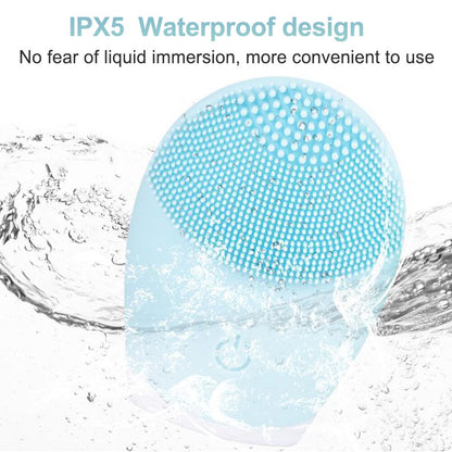 Electric Face Brush Massager And Exfoliator - Facial Cleansing Silicone Brush
