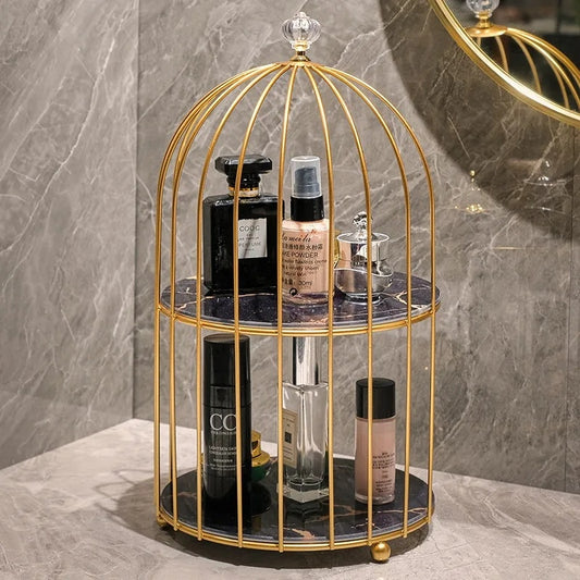 Luxury bathroom makeup storage beauty organizer