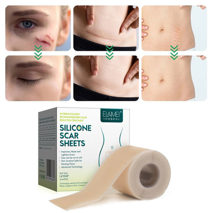4x300cm Reusable Silicone Sheets for Scar Reduction