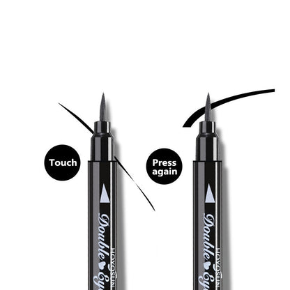 4 Double Head Winged Liquid Eyeliner Stamp
