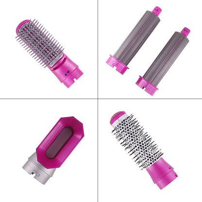 5 In 1 Electric Hair Brush Straightener