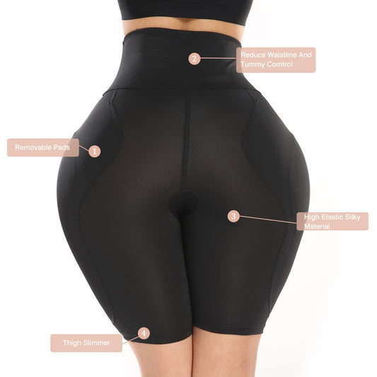 Padded Hips Body Shaper Tummy Control Pants for Women