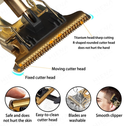 Professional Cordless Hair Cutting Clippers for Men