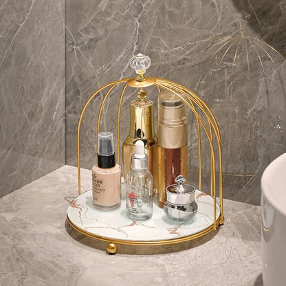 Luxury bathroom makeup storage beauty organizer