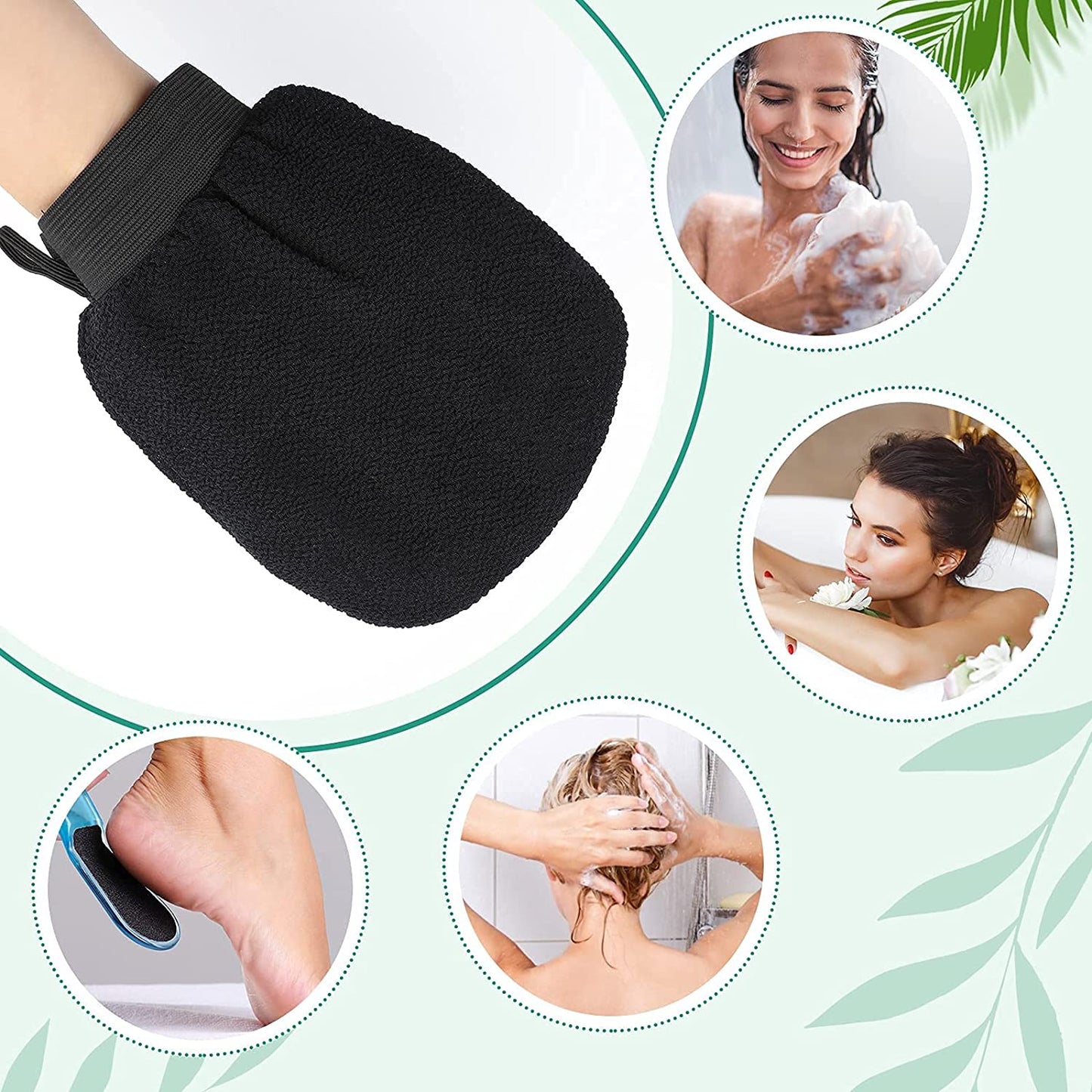 Exfoliating Glove Dead Skin Remover Mitts