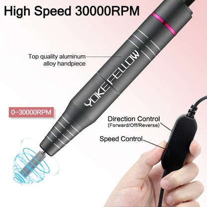 Professional Electric Nail File Drill Machine