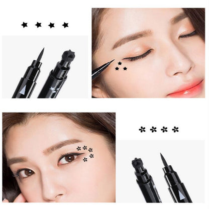 4 Double Head Winged Liquid Eyeliner Stamp