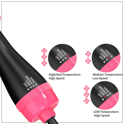 Blow Dryer Hair Brush Straightener