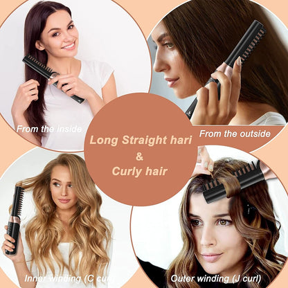 Cordless Hair Straightener Brush