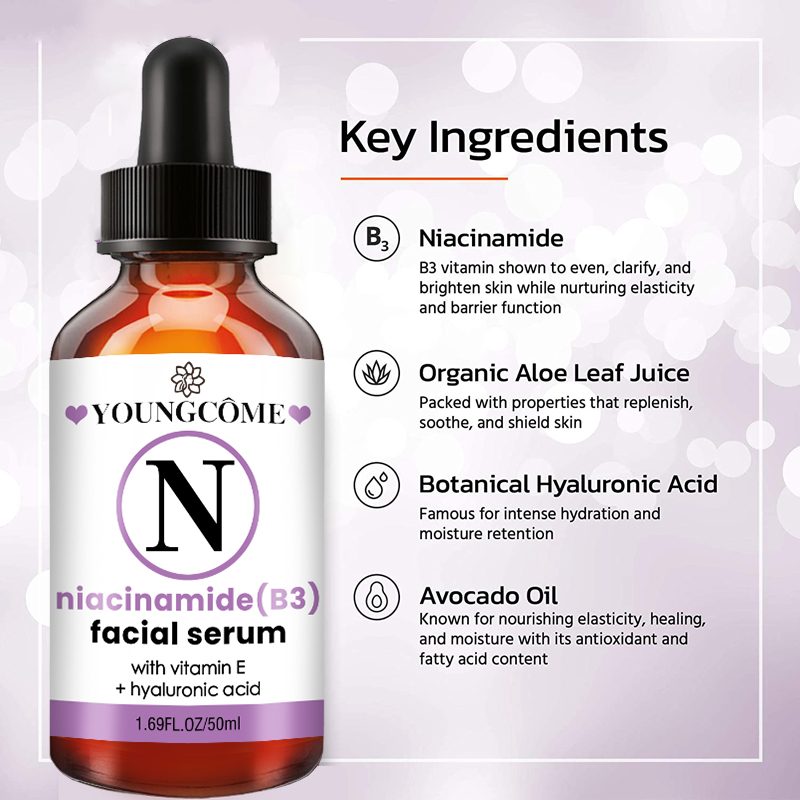 Anti Aging Face Serum with Vitamin C, Hyaluronic Acid, Vitamin E