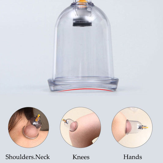 Cupping Massage Vacuum Suction Set with Pump