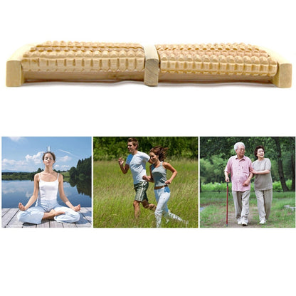 Wooden Roller Foot Massager