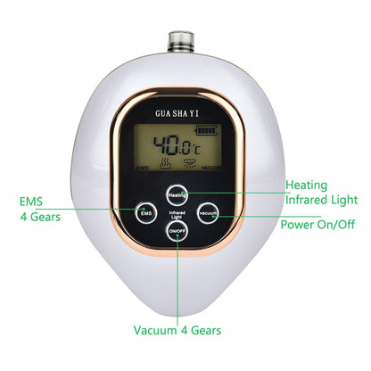 3-in-1 Suction Cup Massager with LCD Display