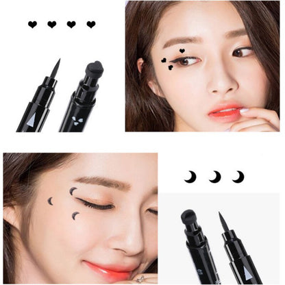 4 Double Head Winged Liquid Eyeliner Stamp