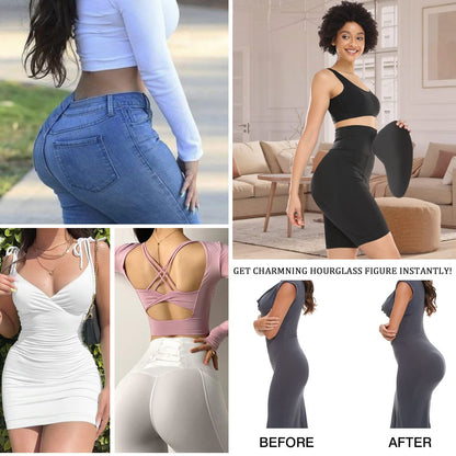 Padded Hips Body Shaper Tummy Control Pants for Women