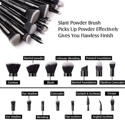 15 Pcs Premium Makeup Brushes Set
