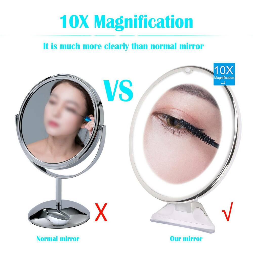 10x Magnifying 14 Led Makeup Mirror