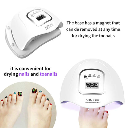 80W Professional UV Led Nail Dryer Lamp with Intelligent Sensor