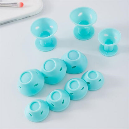 40PCS Heatless Silicone Sleep Rollers Hair Curlers- Curls Overnight