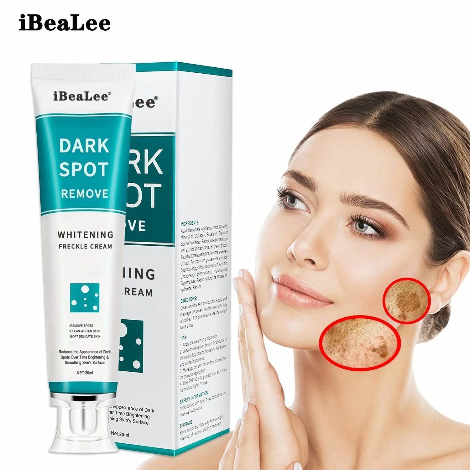 Whitening freckle cream remove dark spot