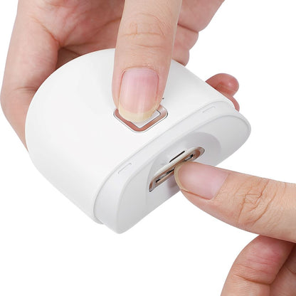 USB Electric Nail Clippers with LED Light