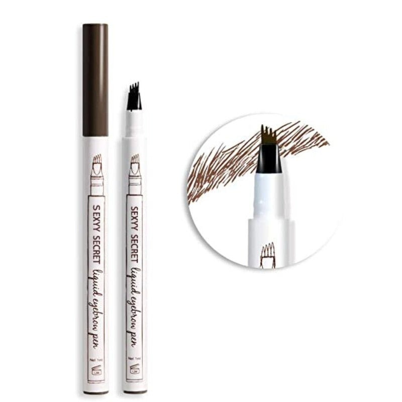 Waterproof 4 Fork Eyebrow Liquid Brow Pencil