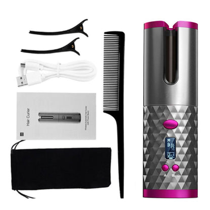 USB Rechargeable Automatic Hair Curler