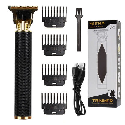 Black Gold Professional Cordless Hair Cutting Clippers for Men