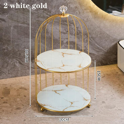 Luxury bathroom makeup storage beauty organizer